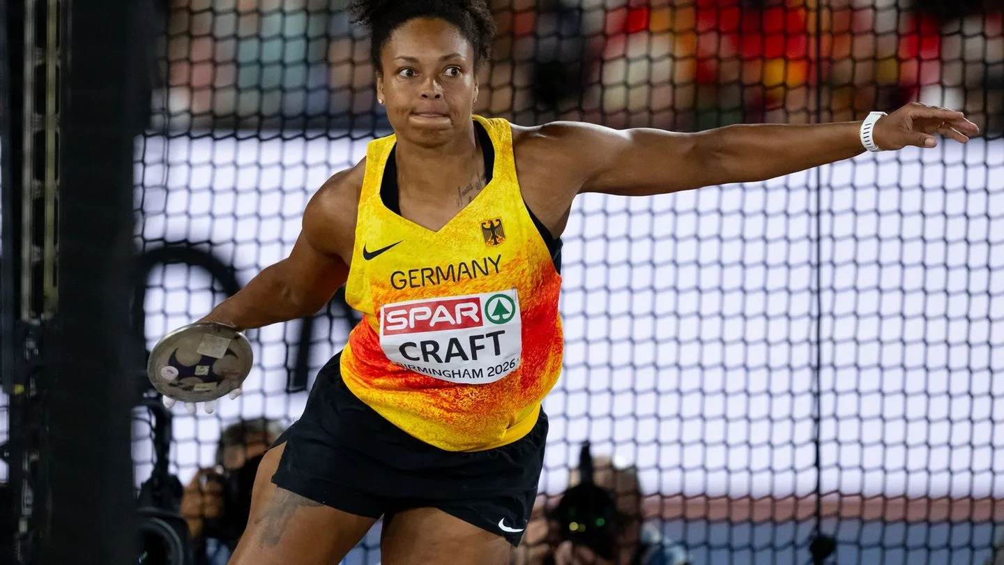 Leichtathletik: Shanice Craft sichert Deutschland EM-Silber im Diskuswurf