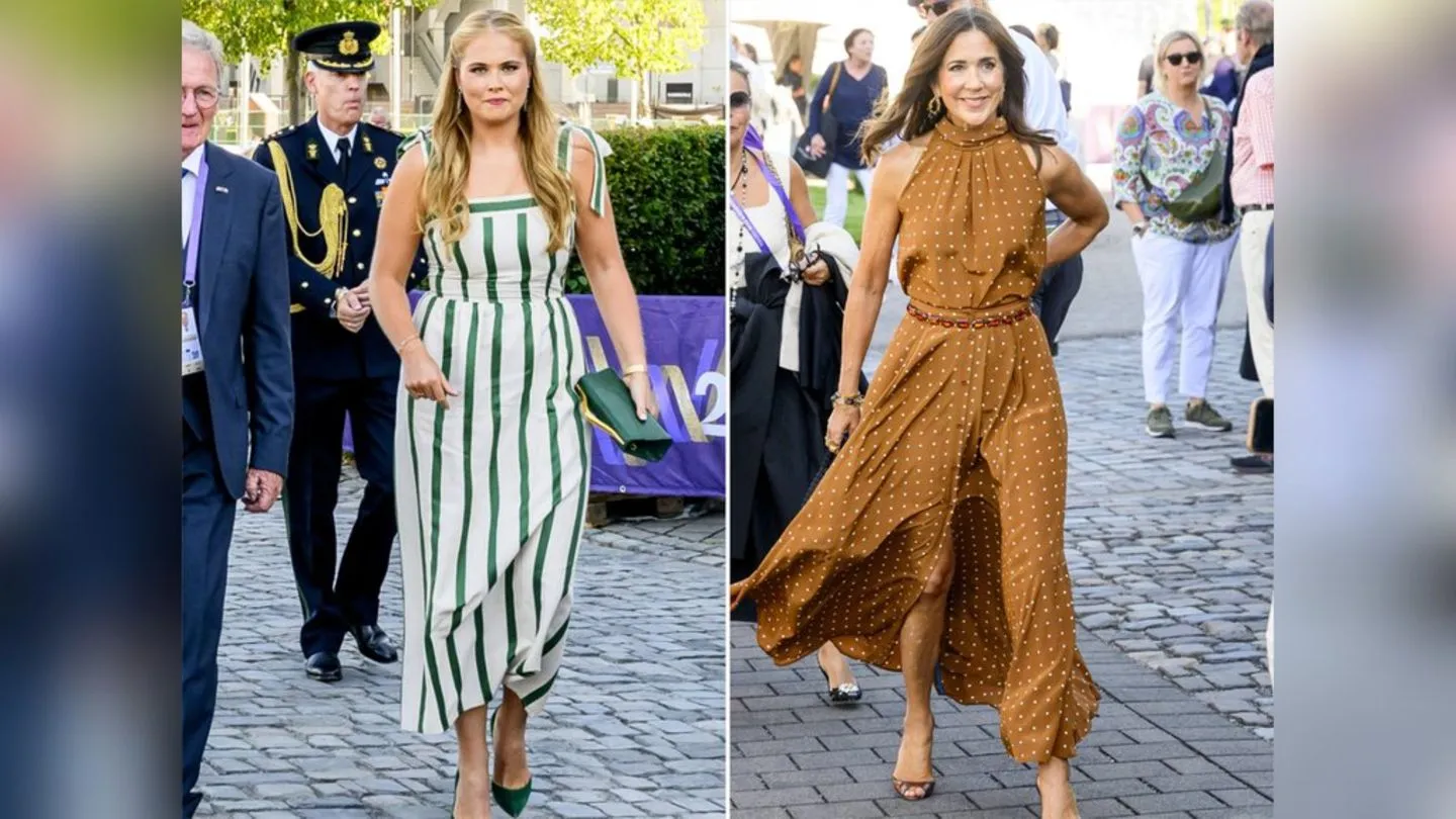 Royals in Aachen: Amalia und Mary in souveränem Sommer-Look