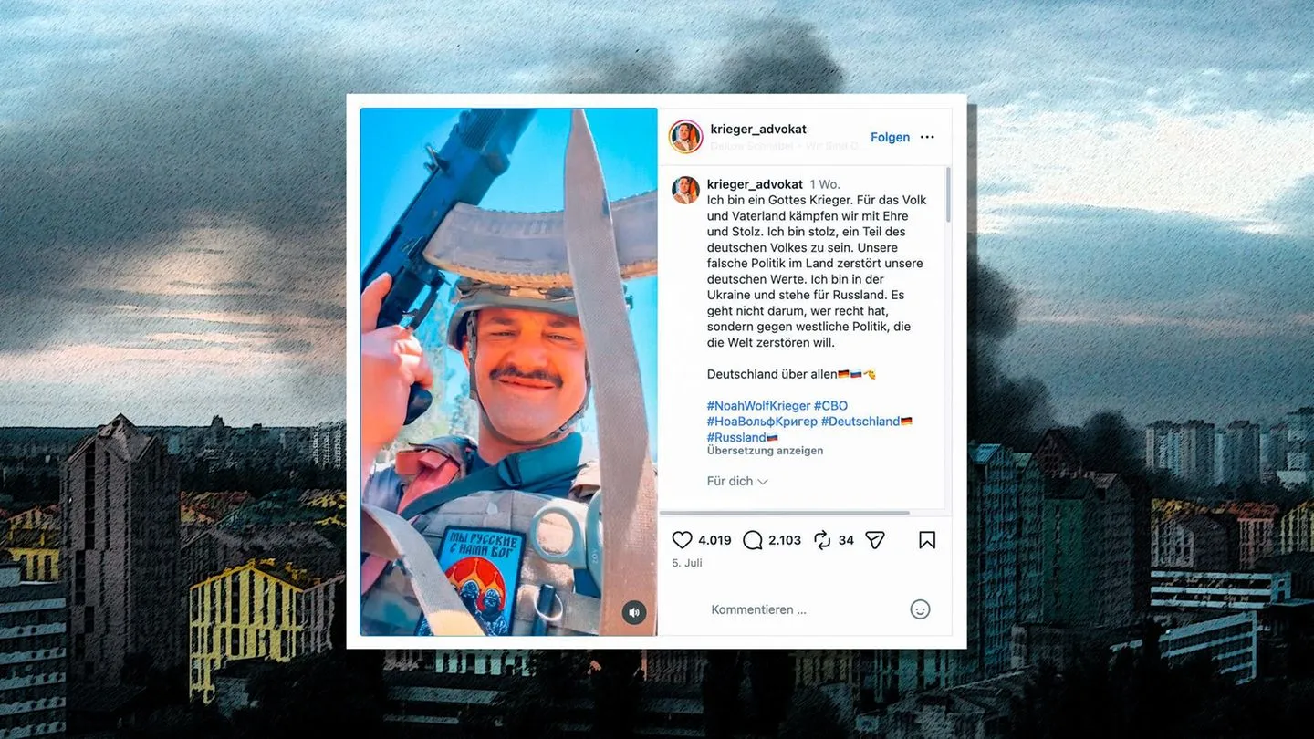 Noah Krieger: AfD-Influencer zieht aus Überzeugung an Russlands Seite in den Kampf