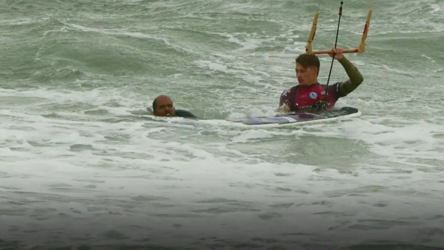 Dramatischer Kitesurf-Einsatz vor Sylt: Keanu Merten lässt den Sieg liegen und rettet schwer gestürzten Rivalen
