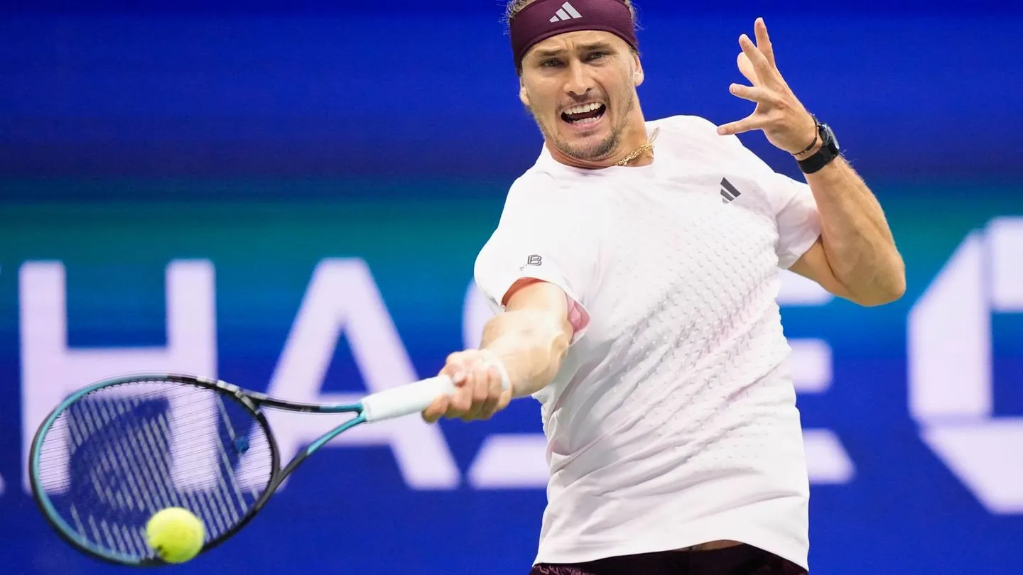 US Open: Zverev zieht souverän ins Viertelfinale ein und stellt Becker-Rekord ein