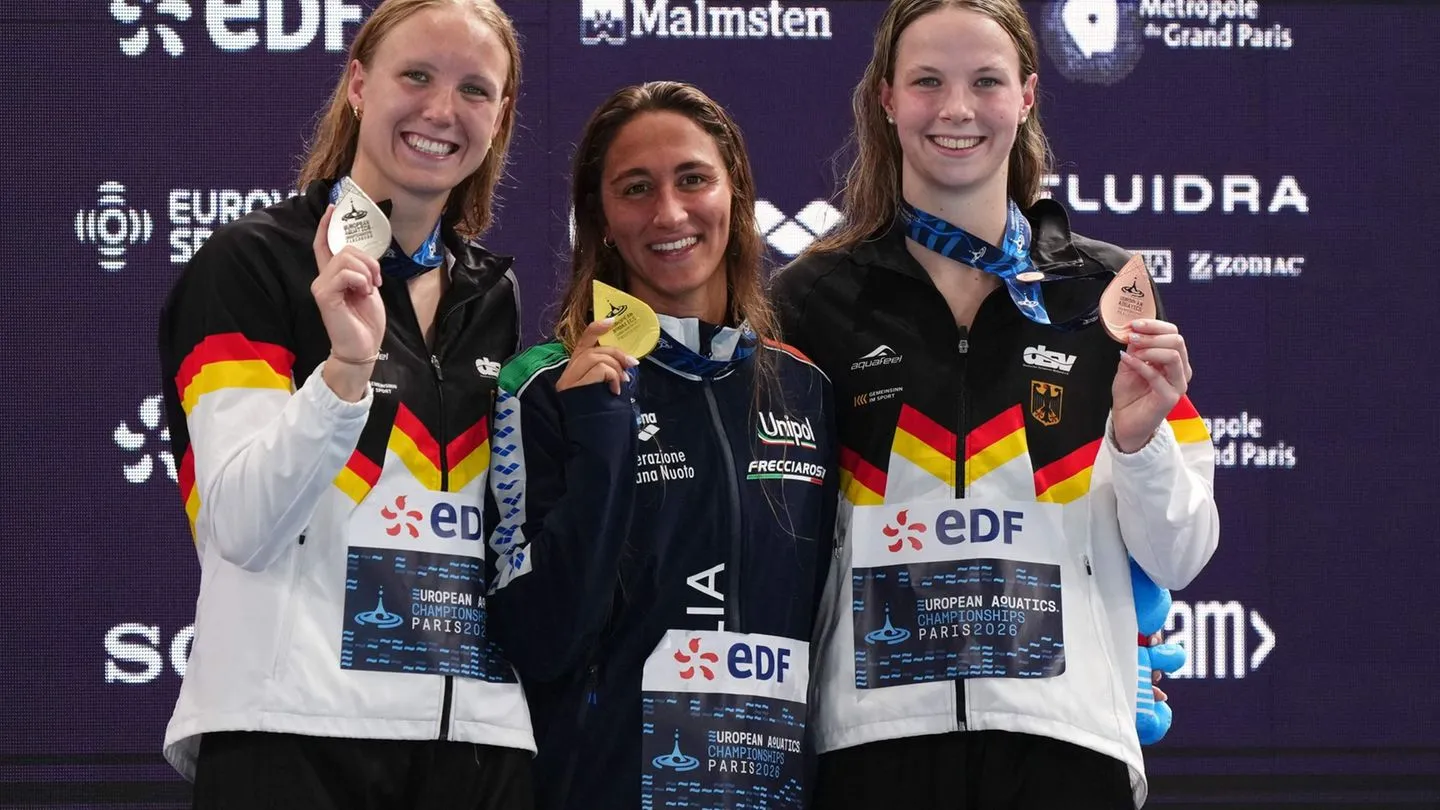 Schwimm-EM: Stolz auf Silber und Bronze — Gose und Werner feiern starken Auftritt